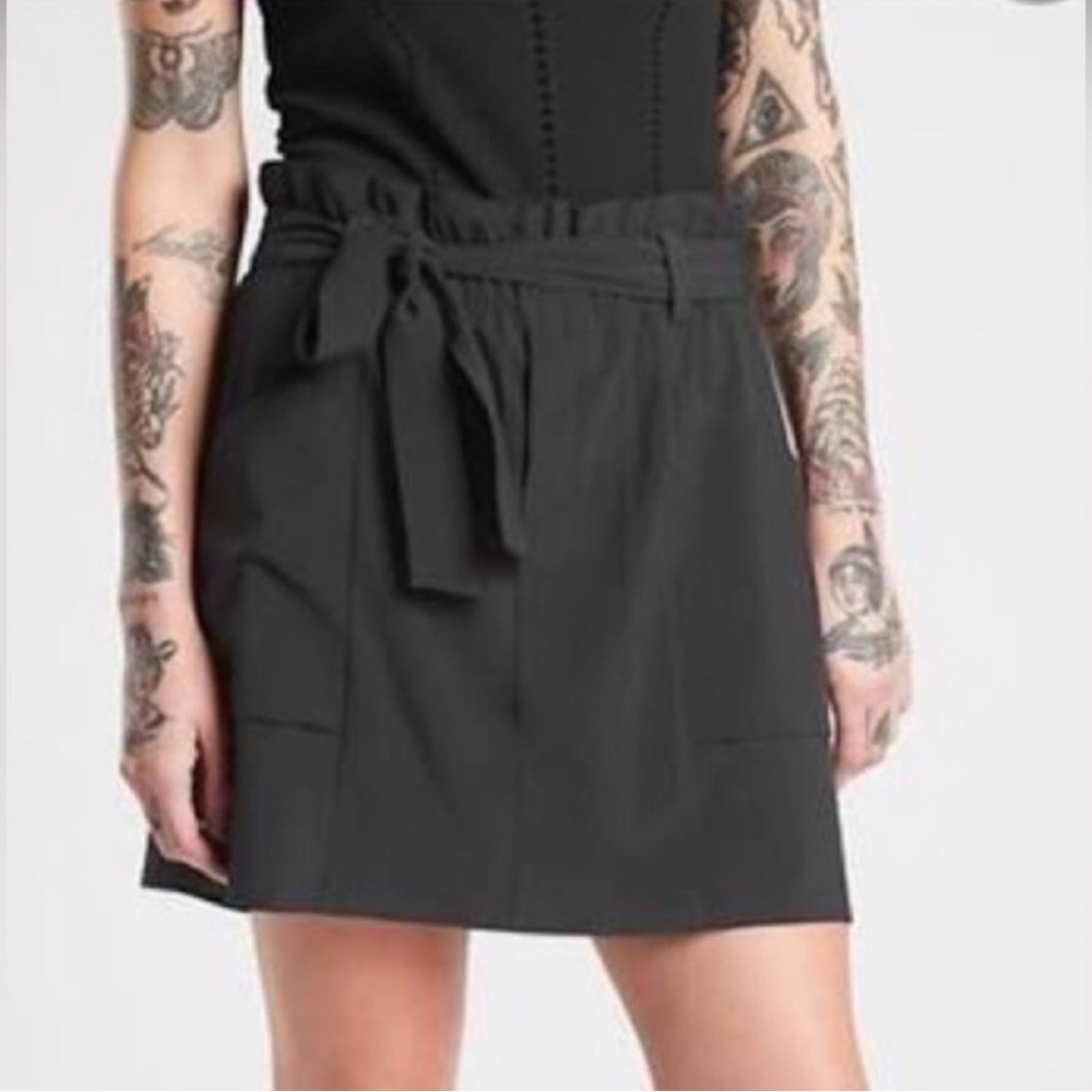 Athleta Black Skyline Skort, Size 8, Black